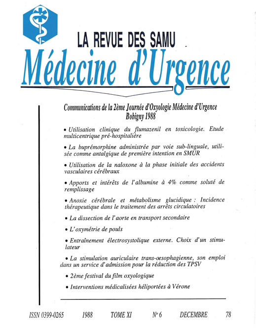 La Revue des SAMU