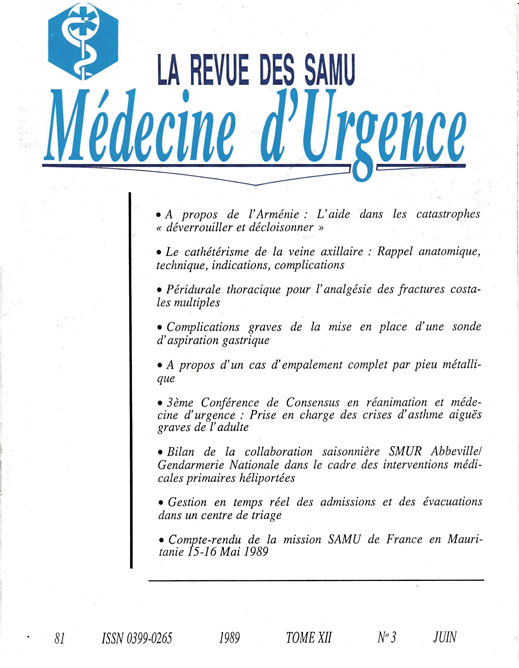 La Revue des SAMU