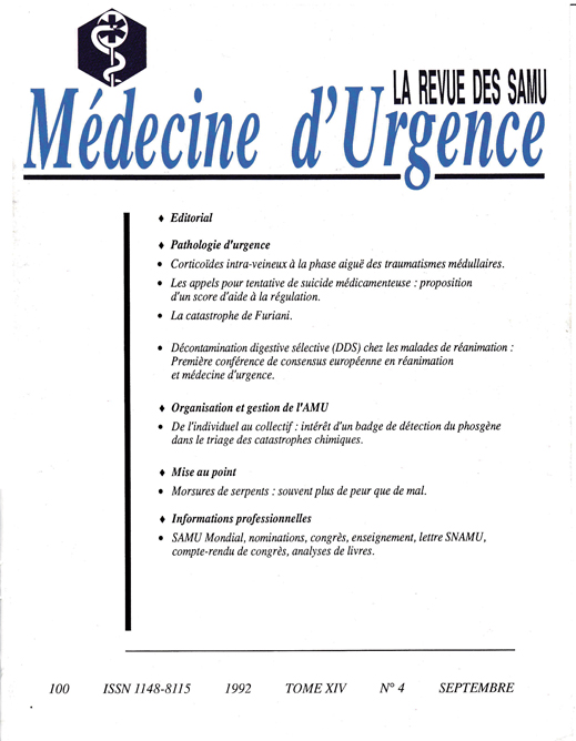 La Revue des SAMU