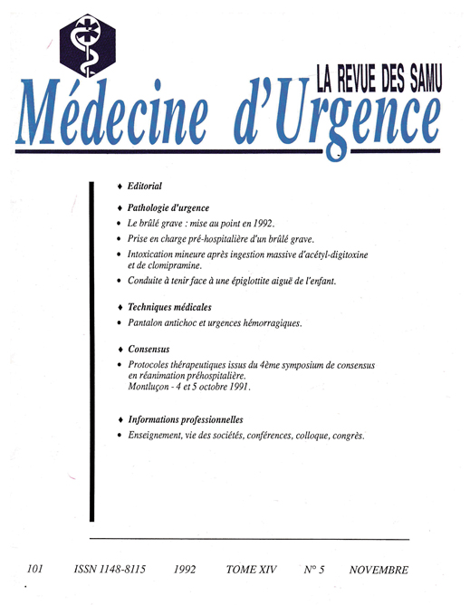 La Revue des SAMU