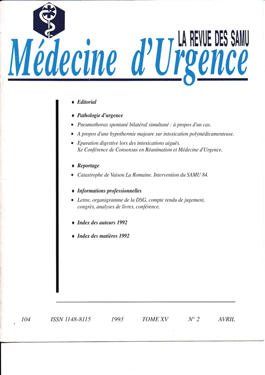 La Revue des SAMU