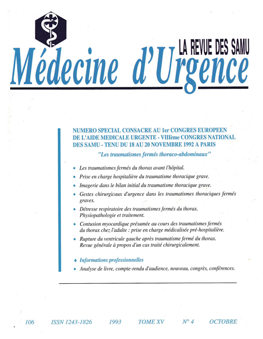 La Revue des SAMU