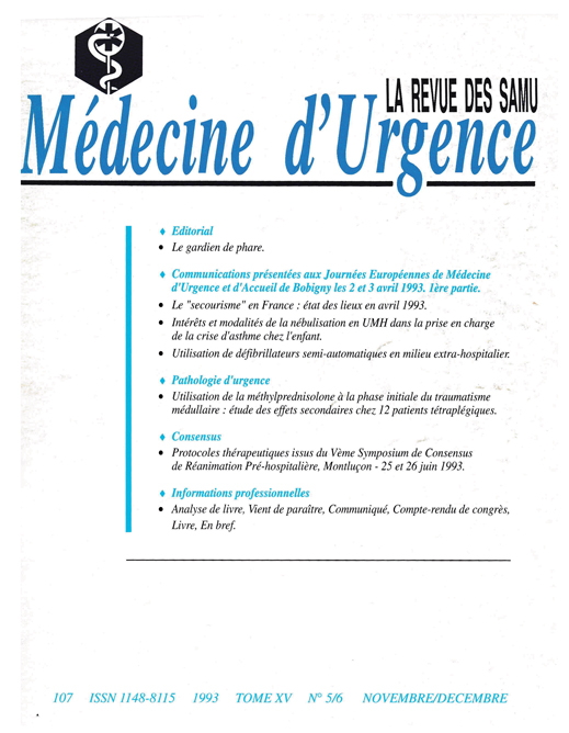La Revue des SAMU