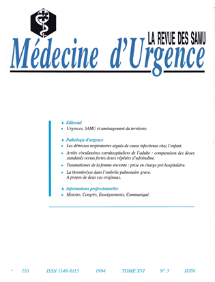 La Revue des SAMU