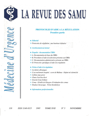 La Revue des SAMU