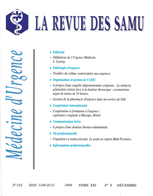 La Revue des SAMU