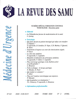 La Revue des SAMU
