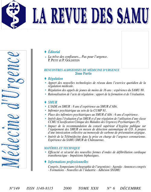 La Revue des SAMU