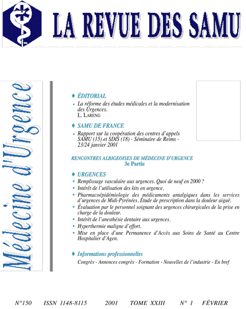 La Revue des SAMU