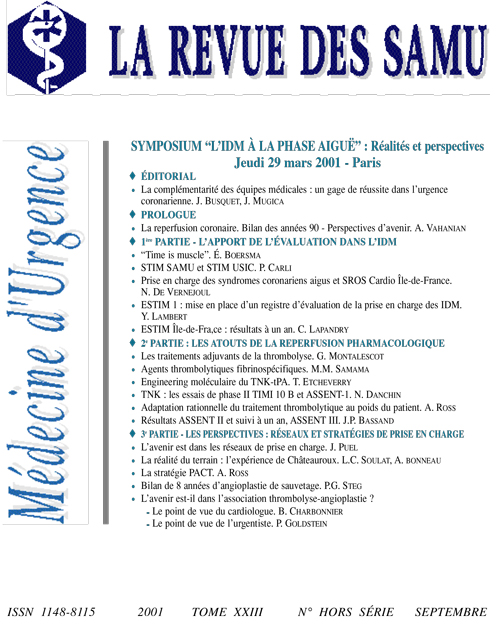 La Revue des SAMU