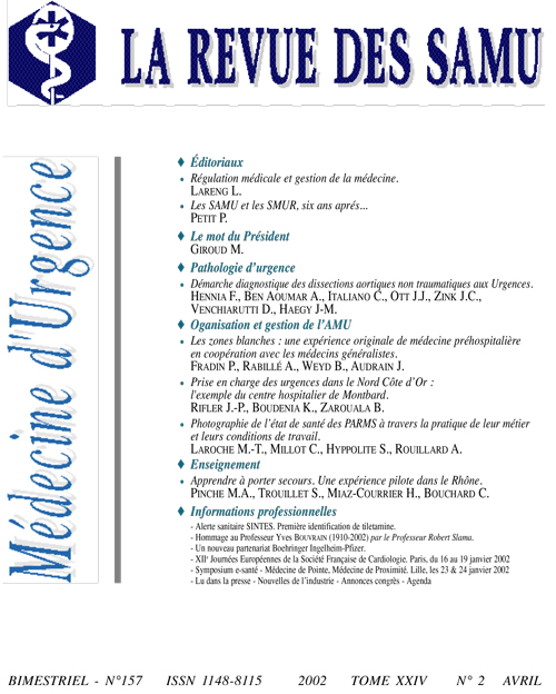La Revue des SAMU