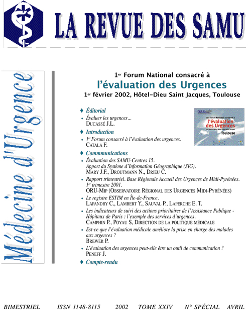 La Revue des SAMU