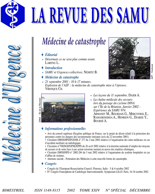La Revue des SAMU