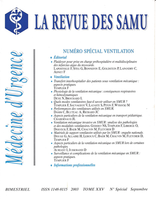 La Revue des SAMU