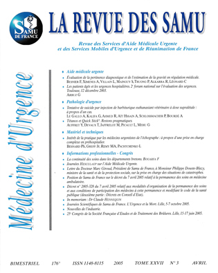 La Revue des SAMU