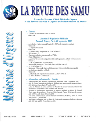 La Revue des SAMU
