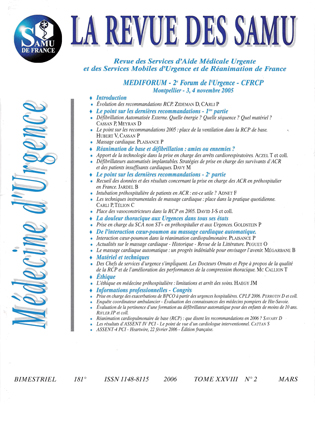 La Revue des SAMU