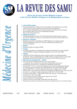La Revue des SAMU