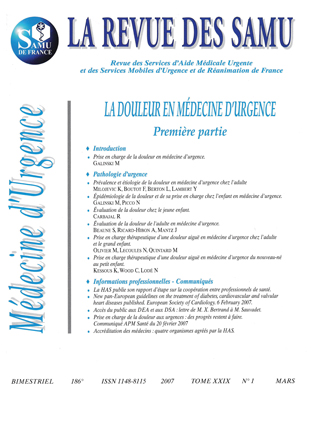 La Revue des SAMU