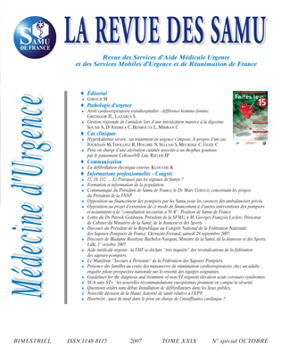 La Revue des SAMU
