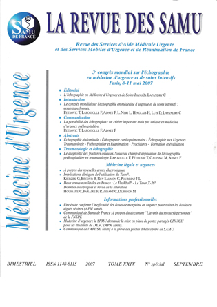 La Revue des SAMU