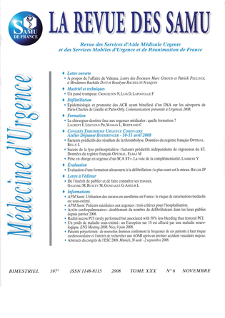 La Revue des SAMU