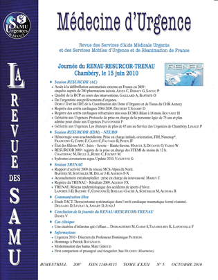 La Revue des SAMU