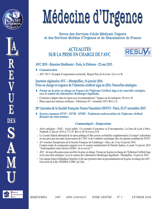 La Revue des SAMU