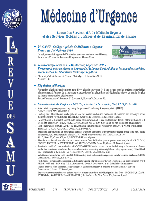 La Revue des SAMU