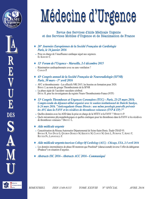 La Revue des SAMU