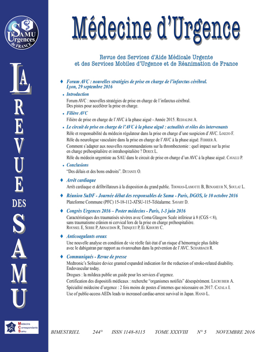 La Revue des SAMU