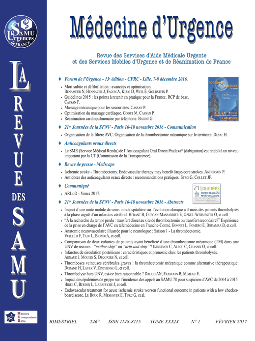 La Revue des SAMU
