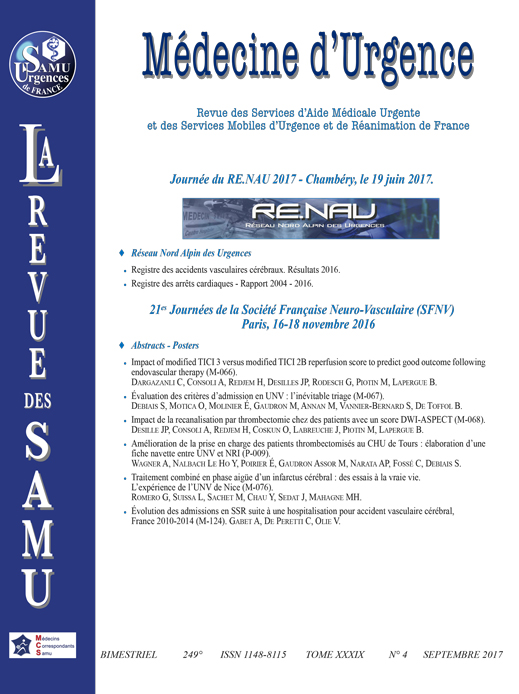 La Revue des SAMU
